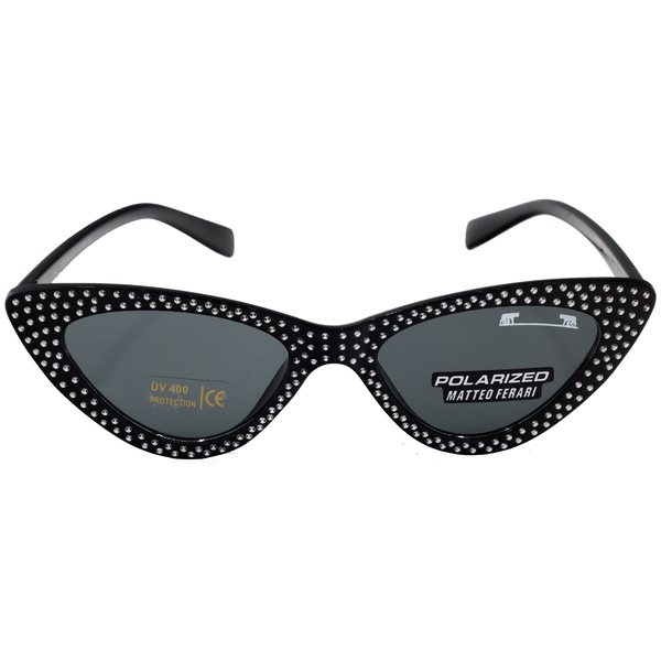 Ochelari de soare pentru Femei, Cat eye, UV400, Negru, MFJH-006BK