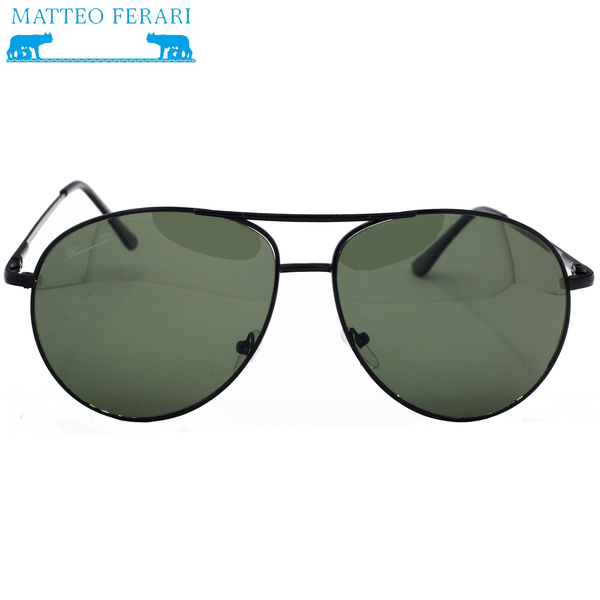 Ochelari de soare Bărbătești, Matteo Ferari, UV400, Pilot, MFJH-037BK